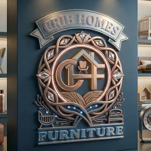 Crib homes furniture logo